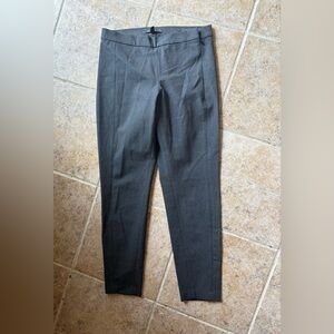 BANANA REPUBLIC Gray (DEVON) Dress Cropped Pants Slim Fit, Size: 4P